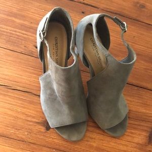 Christina Siriano open toe heels